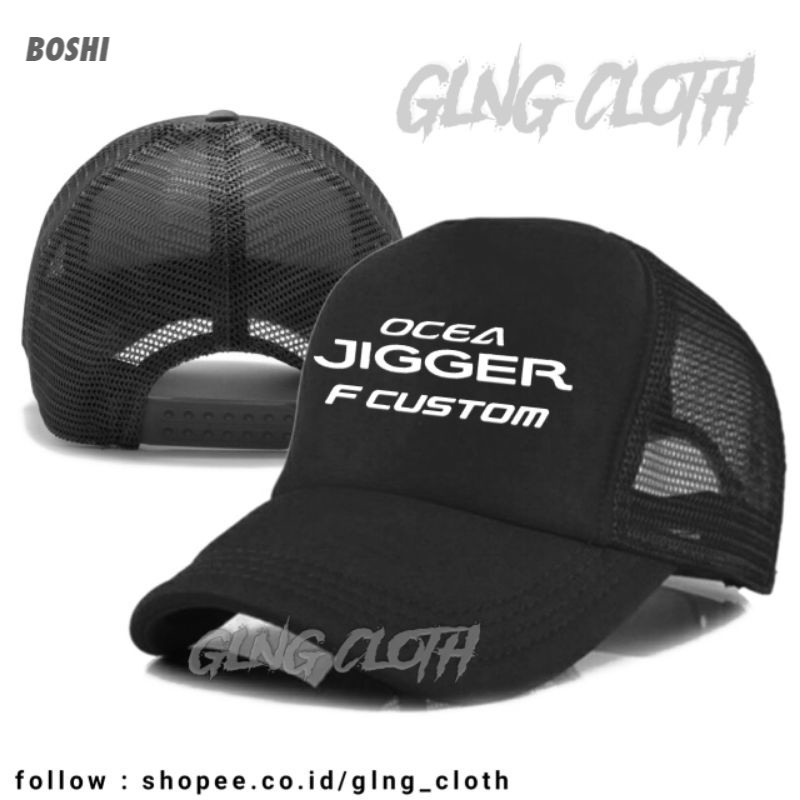 Topi Ocea Jigger F Custom Trucker Jaring - Topi Shimano Ocean Jigger F Custom - Topi Mancing