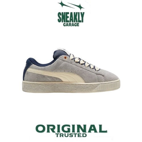 Sepatu Puma Suede Xl Skate Serve Cool Light Grey  Sneakers Unisex