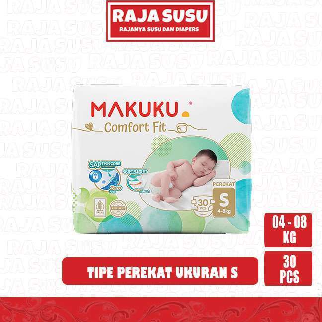 MAKUKU AIR DIAPERS COMFORT FIT S30 - RAJA SUSU