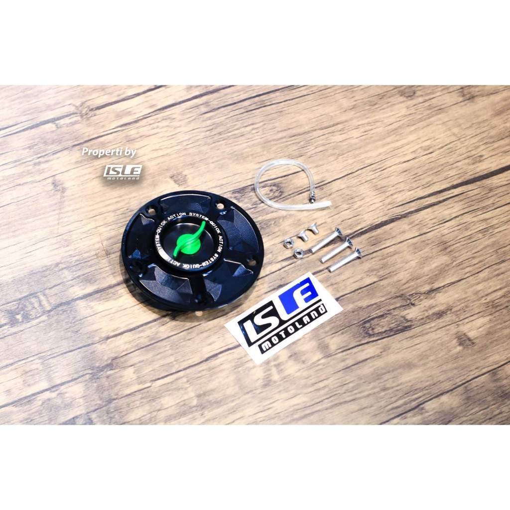 Fuelcap Tutup Tangki Kawasaki ZX6R 636 09-18, ZX10R 10-20, Z800, Z1000, ER6 N/F, Z125 Pro, Versys 65