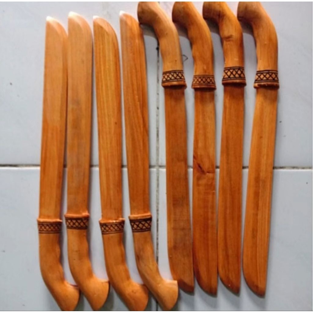 Golok Ipsi Kayu Jati Golok Ipsi Latihan Silat