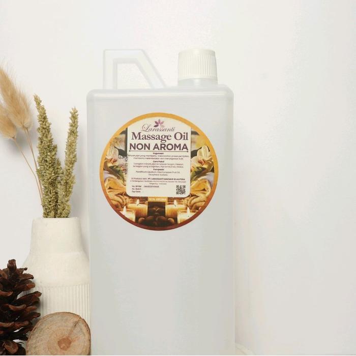 MINYAK PIJAT ORI PUTIH 1 LITER/MASSAGE OIL SPA /MINYAK PIJAT AROMA VANILLA JASMINE ORIGINAL- MINYAK 