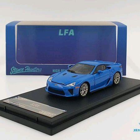 STANCE HUNTERS LEXUS LFA BLUE DIECAST SKALA 64