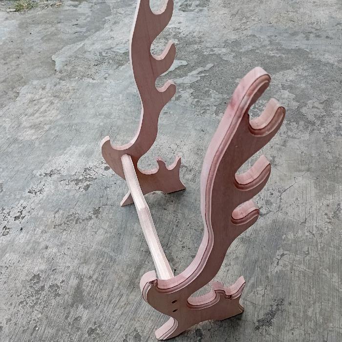 Jagrak pdang Unik Keris Nogo Sosro Sabuk Inten Mataram Panjang 38 Cm Bahan Pamor Beras Kutah Banyu M