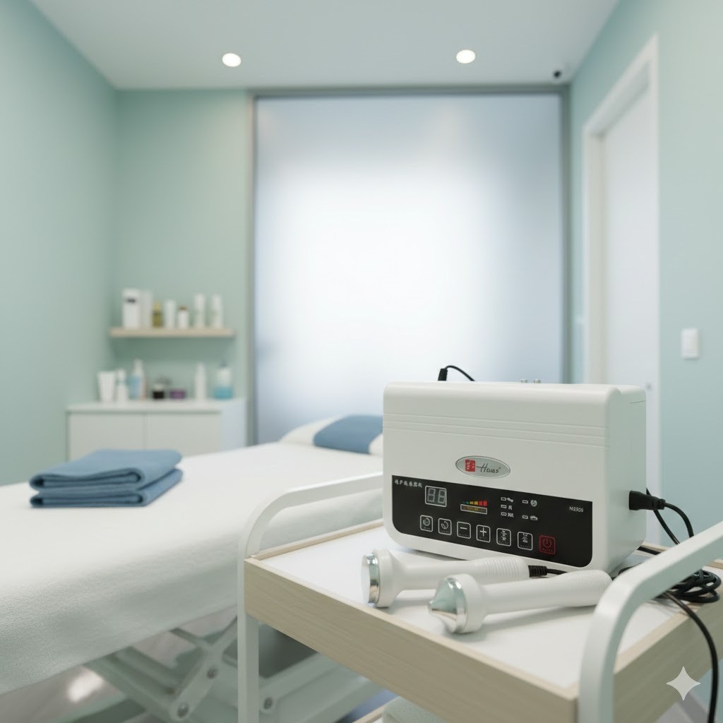 Mesin Ultrasound Alat Facial Detox Penetrasi Serum Pengencangan Wajah Massage Wajah