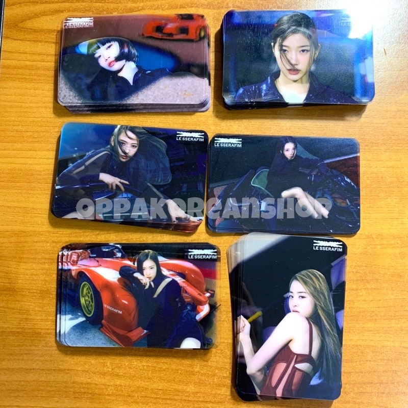 [READY]  Official Photocard PC POB Benefit FEARLESS Le Sserafim Music Korea Mukor Sakura Kazuha Yunj