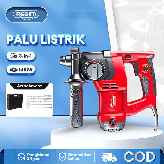 Mesin Bor Hammer Drill REAIM Hammer Drill Bor Rotary Mesin Bobok Beton Jack Hammer Drill Mesin Bor B