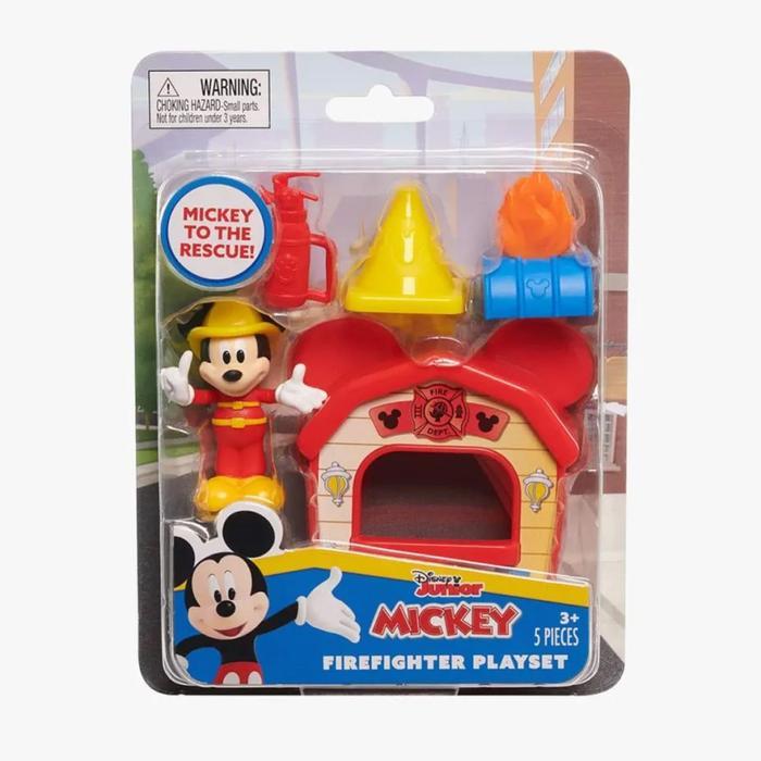 Just Play Disney Junior Mickey Mouse Playset Firefighter 5pcs
