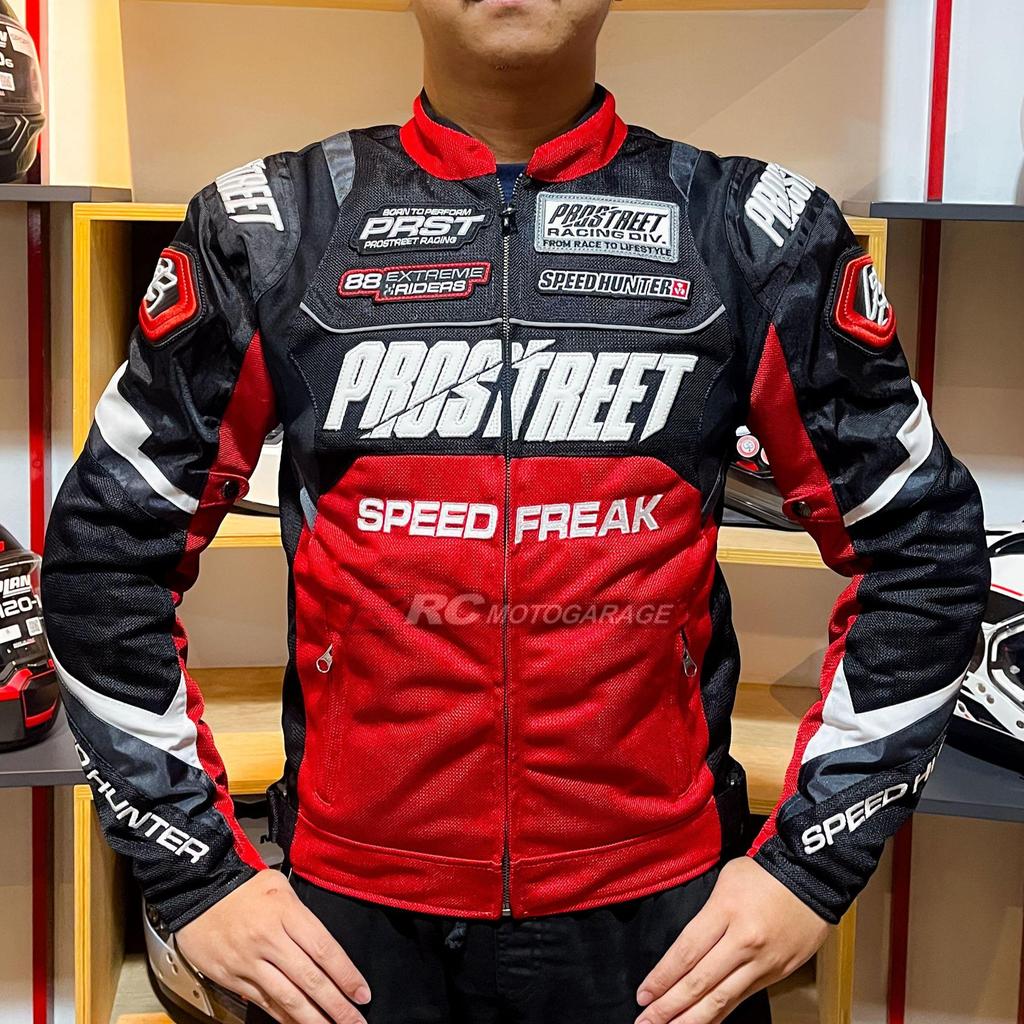 Jaket Motor - Prostreet Majestic with Protector Red Original