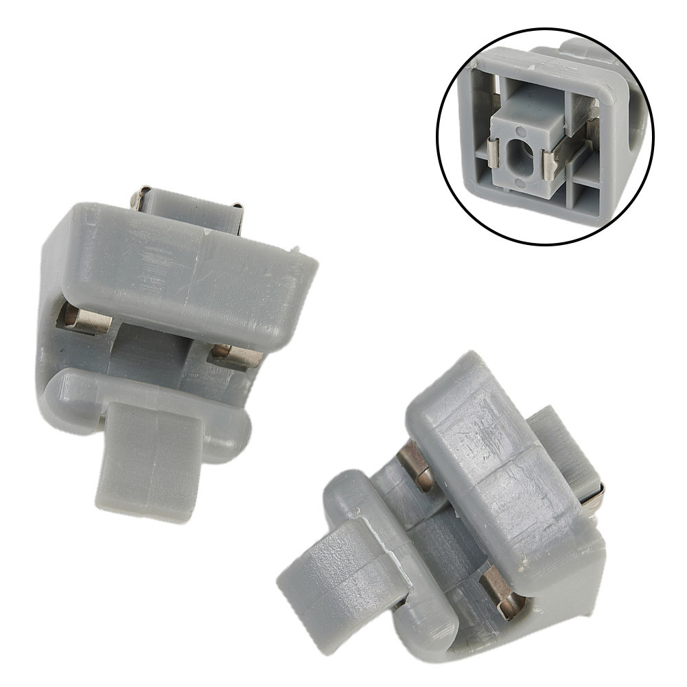 2PCS Car Sun Visor Hook Clip 126-810-00-12-8412 For Mercedes For Benz W123 W124 Interior Visor Clip 