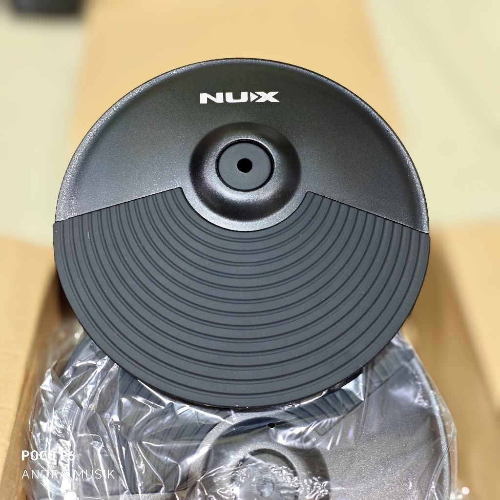 Pad CYMBAL HIHAT CRASH RIDE 10 inci Dual zone Drum Donner ded Bisa untuk semua Merk Yamaha Nux alesi