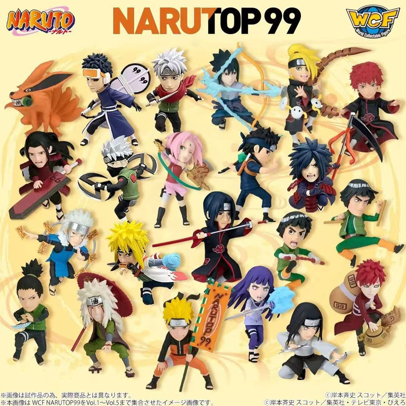 Bandai Genuine Naruto Figure Toys WCF NARUTOP99 1/2/3/4 Gaara Jiraiya Nara Shikamaru Senju Hashirama