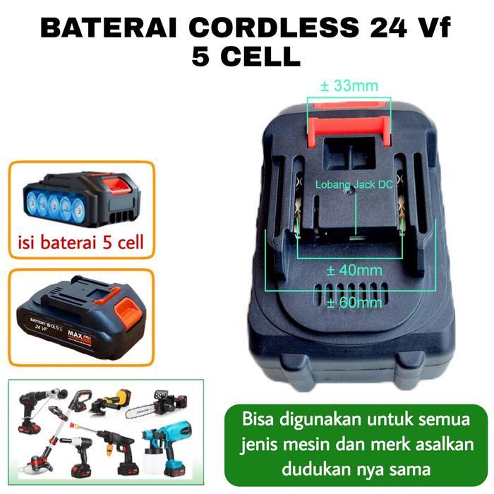 Baterai Lithium Cordless 21V / 24Vf / 48Vf | Baterei Semprotan Air Portable | Baterai Makita | Bater