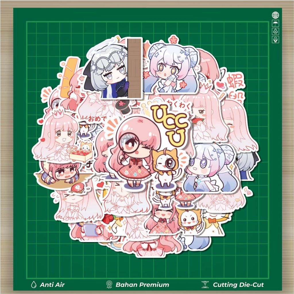 HOT 50 PCS Stiker Shining Nikki Stiker Fashion Cars Decal Dingin Kartu Album Custom Vinyl Anti Air- 