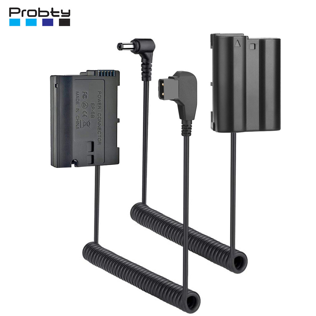 EP-5B EN-EL15 Dummy Battery DC D-Tap Coupler with Extendable Cable for Nikon D7000 D7100 D7200 D750 