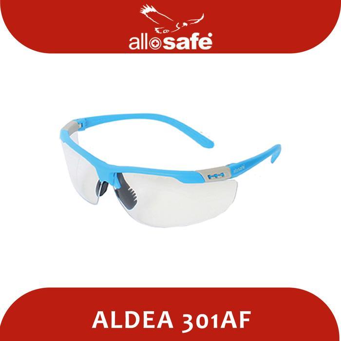 Kacamata Safety Anti Fog Merk Allsafe Type Aldea - ALS-SS-301-AF