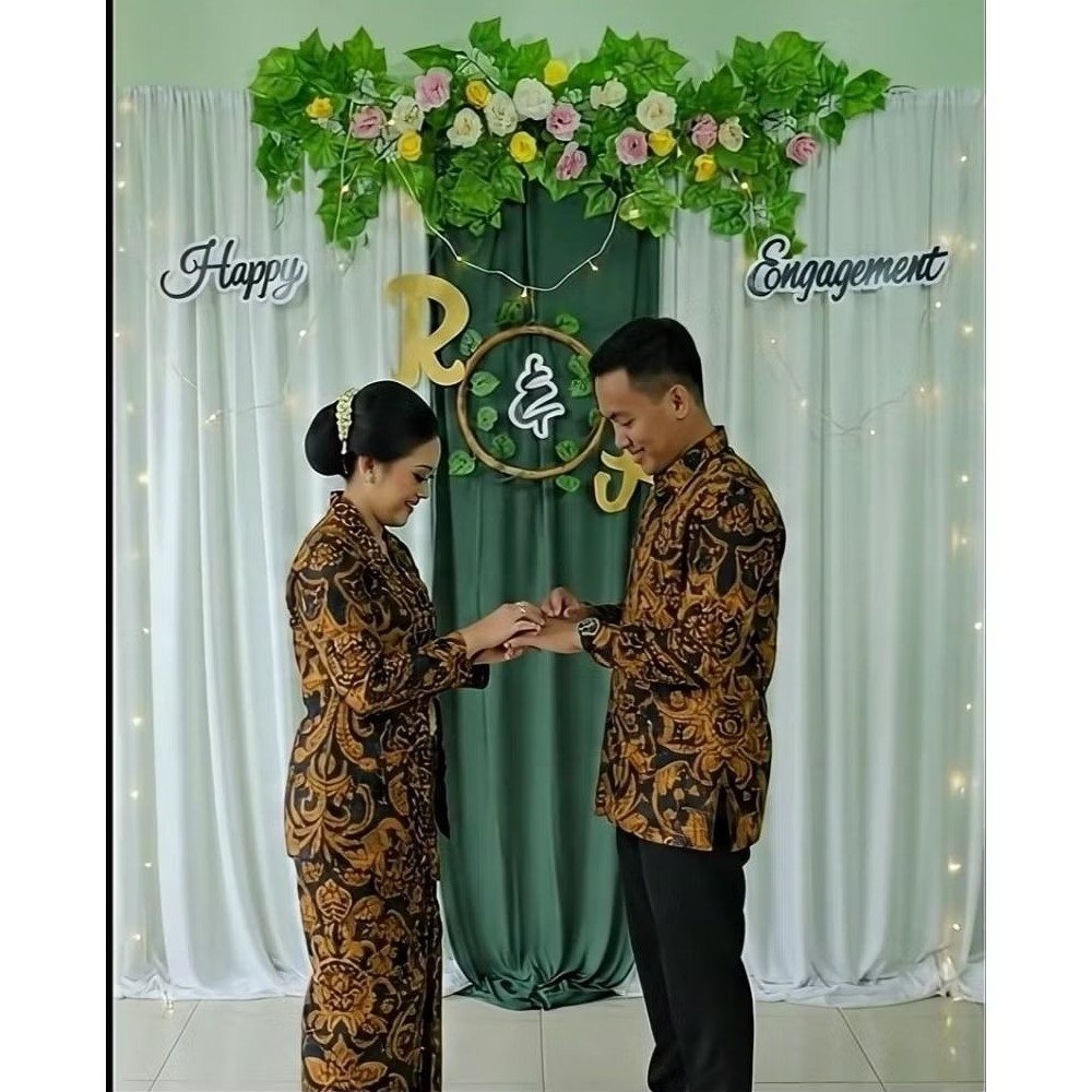 UNStrore - Dekorasi lamaran backdrop tunangan wedding akad simple ukuran 2,5 meter terbaru