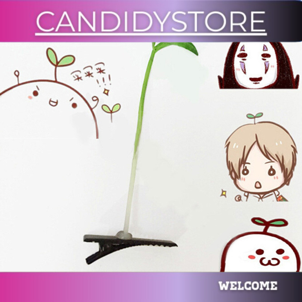 baruuu HPDA hairpin sepucuk daun tunas tauge sporut hick jepit rambut cosplay cos