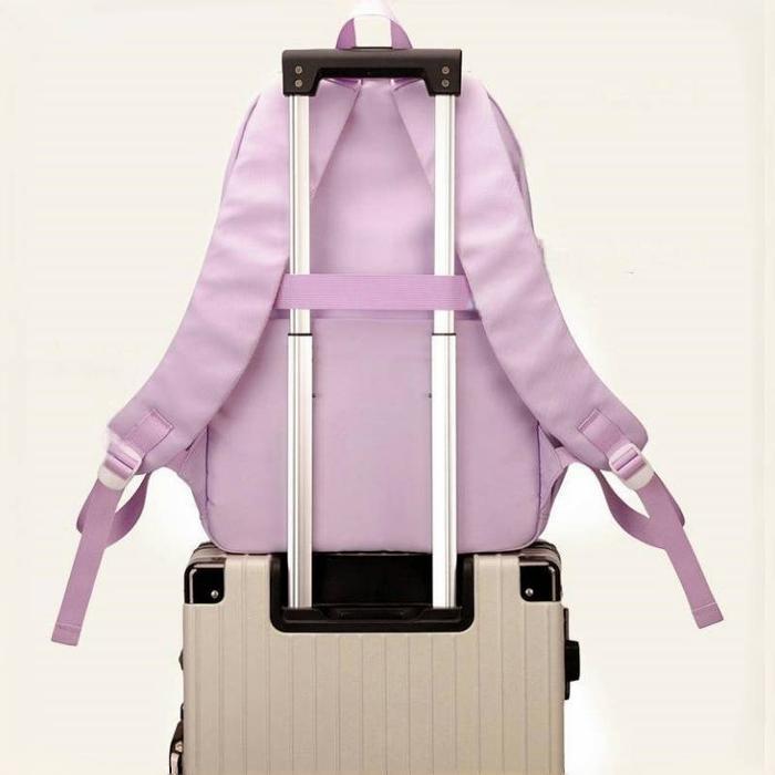 Panchayat Tas Ransel Cewek Estetik Coquette 2024 - Ransel Sekolah Anak Perempuan Anti Air, Kapasitas