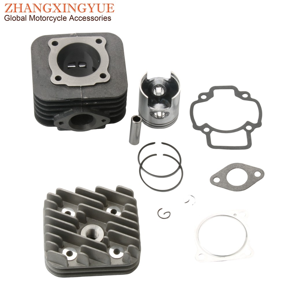 47mm 70cc Racing Cylinder Kit & Head For Piaggio 50 esis Fly Free Liberty Nrg Power Dt Sfera Typhoon