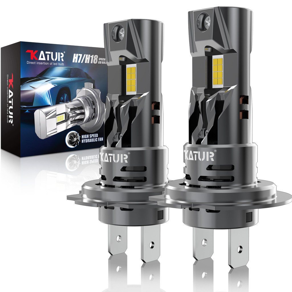 2Pcs H7 LED Headlight Bulb High Power 20000Lm 100W Super Bright 6000K White Mini Headlamps For Merce