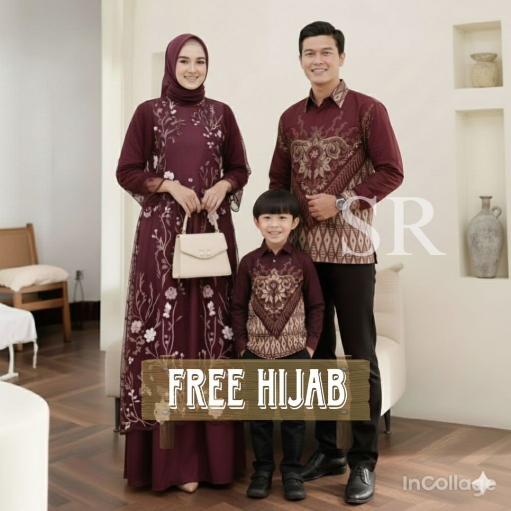 Baju Lebaran (ADA JUMBO LD 120) GAMIS COUPLE FAMILY ZEA PREMIUM BAJU LEBARAN 2026 PAKAIAN COUPLE TER