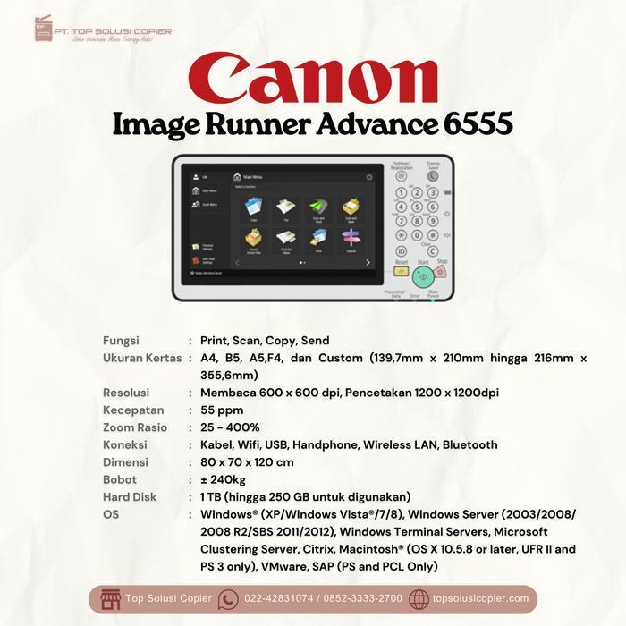 PROMO SPESIAL RAMAHDAN Mesin Fotocopy Canon Ira 6555