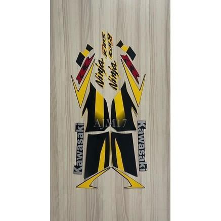 STIKER STRIPING NINJA RR 2012 KUNING