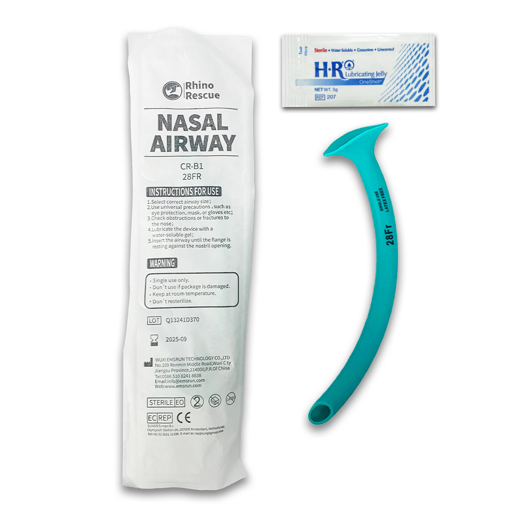 Rhino Rescue Nasalairway sposable Mecal Nasopharyngeal Airway Nasopharyngeal Duct NasalAirway Tube H