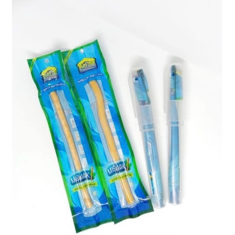 Siwak Plus Holder | Siwak Pembersih Mulut Free Holder ( Tempat Siwak )