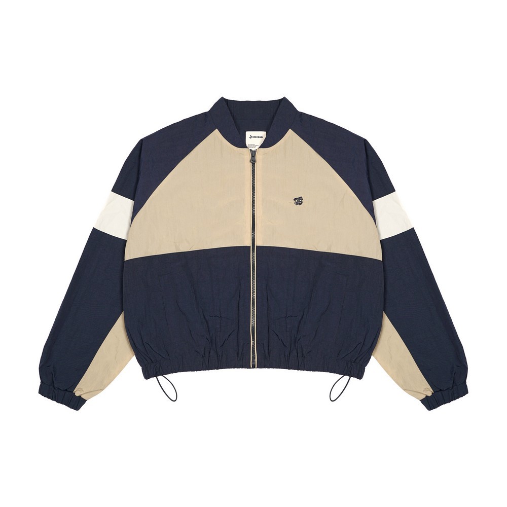 3Second Jaket Wanita Bomber Oversized Fit Colour Block Ronan HP-C020326