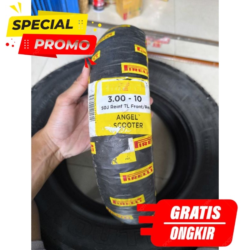 Ban Pirelli Angel Scooter 3.00-10 Tubeless Ring 10 Original Vespa PX