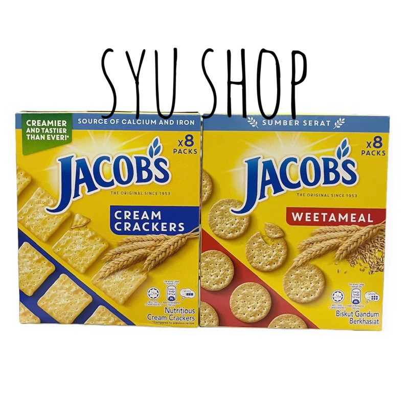Jacobs Cream Crackers Cracker Original Weetameal