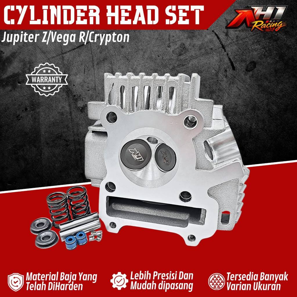 CYLINDER HEAD BLOK AH1 RACING  & TMX RACING JUPITER Z OLD JUPITER Z BURHAN VEGA R CYLINDER HEAD KIT 