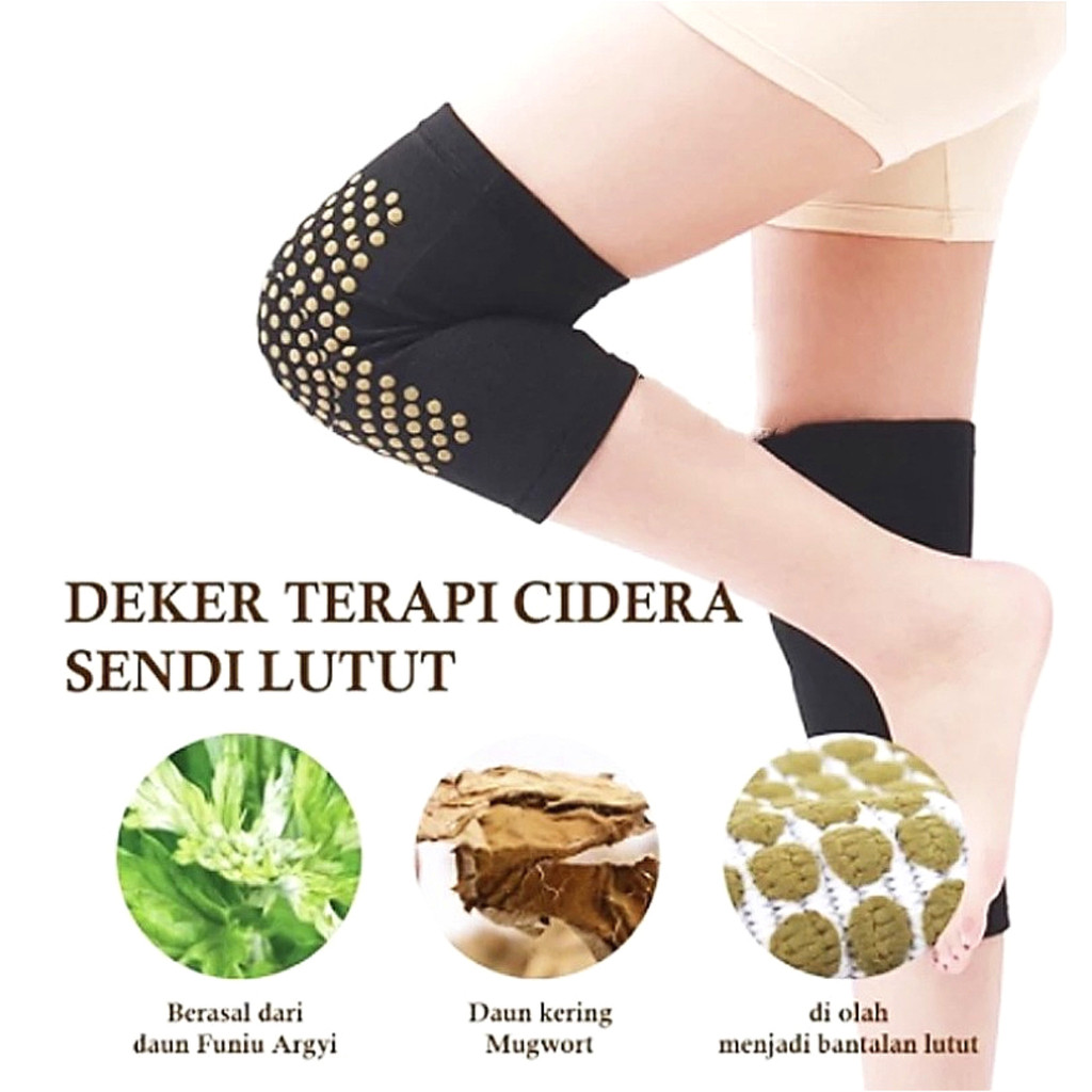 Terapi Lutut Magnet Sabuk Alat Terapi Lutut / Paha / Betis / Deker Ginger Wormwood ORIGINAL