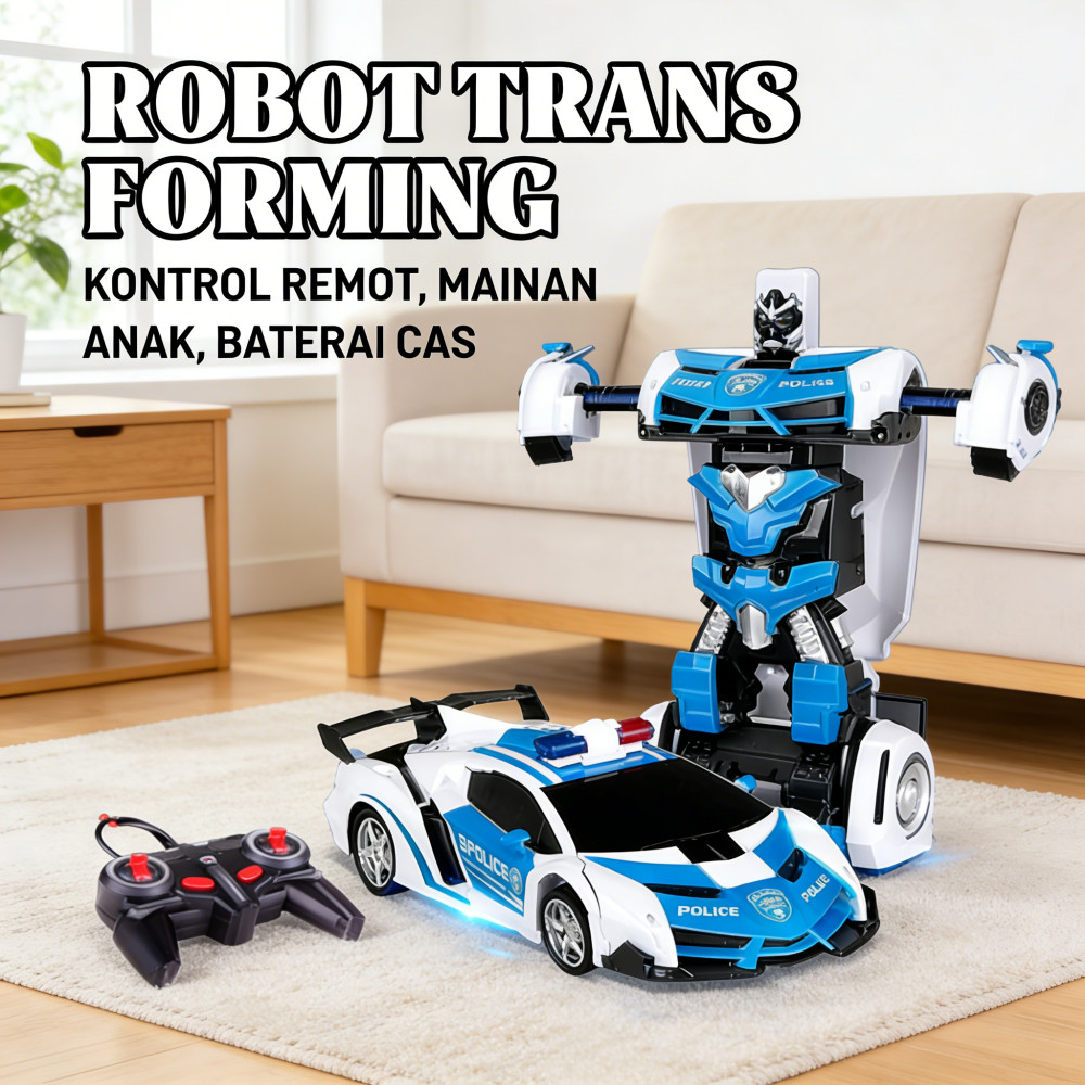 AUTOBOT BATERAI DEFORMATION JADI MOBIL KONTROL REMOT ROBOT ROBOT TRANSFORM MOBIL TRANSFORMING ROBOT 