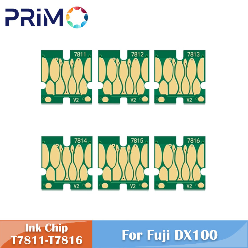 T7811-T7816 Ink Cartridge ip For Fujifilm Frontier-S DX100 Fuji DX100 DX-100 DX 100 K C M Y SB Pink