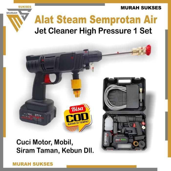 COD Mesin Semprotan Air Cuci Motor Mobil 1 Set Lengkap Alat Steam Jet Cleaner High Pressure