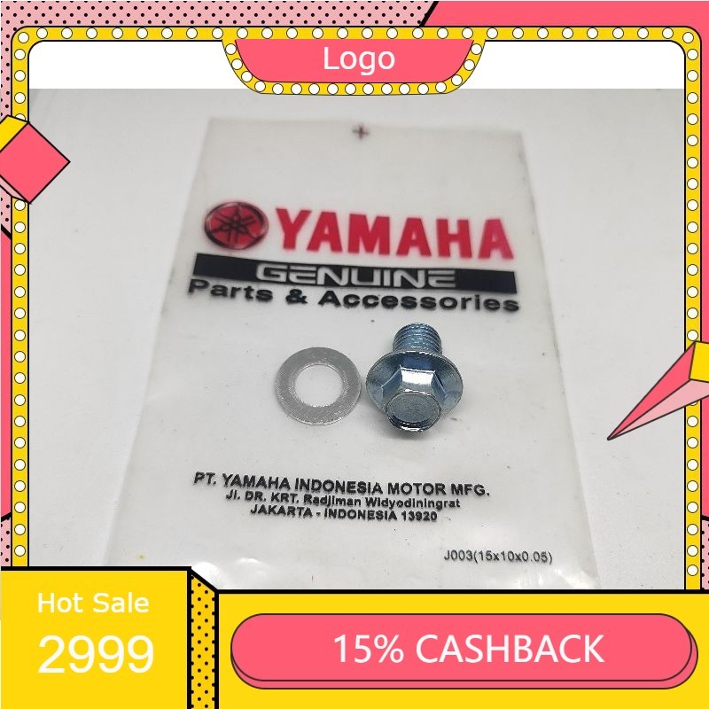 COD BAUT TAP OLI . BAUT PEMBUANGAN OLI MESIN BAWAH YAMAHA MIO / VEGA / JUPITER / SCORPIO / NMAX / AE