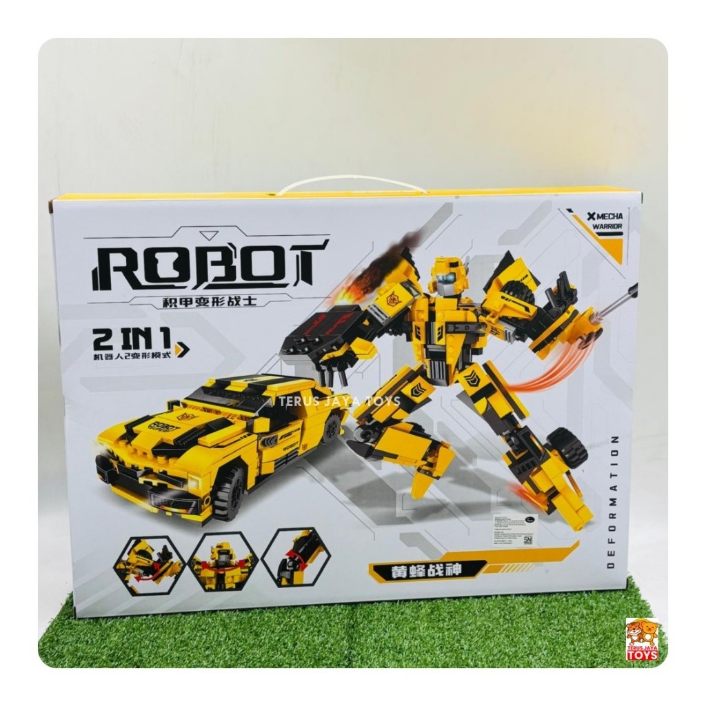 Mainan168 - MAINAN BLOCK OPTIMUS BUMBLEBEE BESAR