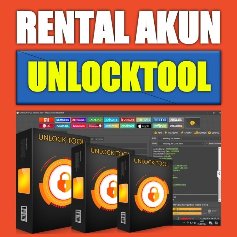SEWA UNLOCKTOOL  - SEWA AKUN UNLOCK TOOL ORIGINAL