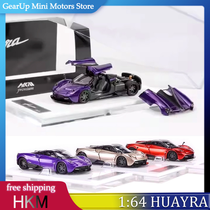 HKM 1:64 Pagani Huayra & Zonda 760 Alloy Diecast Models - Opening Gullwing Doors, Premium Collectibl
