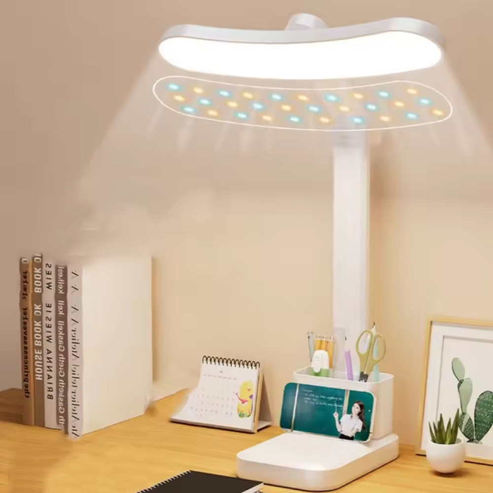 READY Lampu Meja Belajar / Lampu Baca LED / Lampu Belajar Tricolour / Lampu Belajar