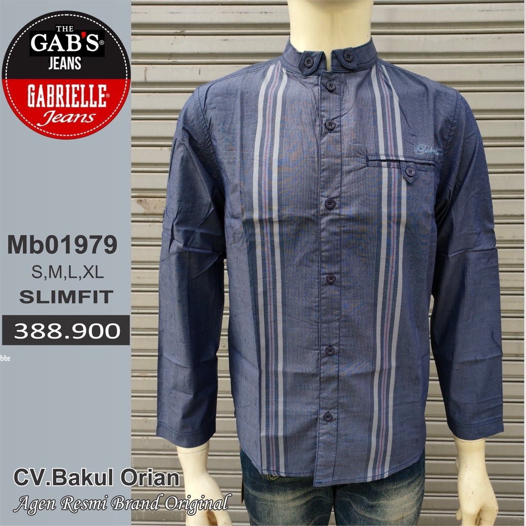 Baju Koko Kemeja Pria Gabrielle Gab's Original - Mb01979