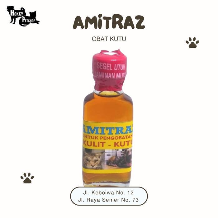 Amitraz/Amitras Obat Kutu/Kulit/Scabies Anjing dan Kucing