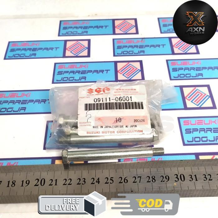 09111-06001-000 Bolt Lock Seat Baut Engsel Jok Suzuki RK Cool Original -AXN