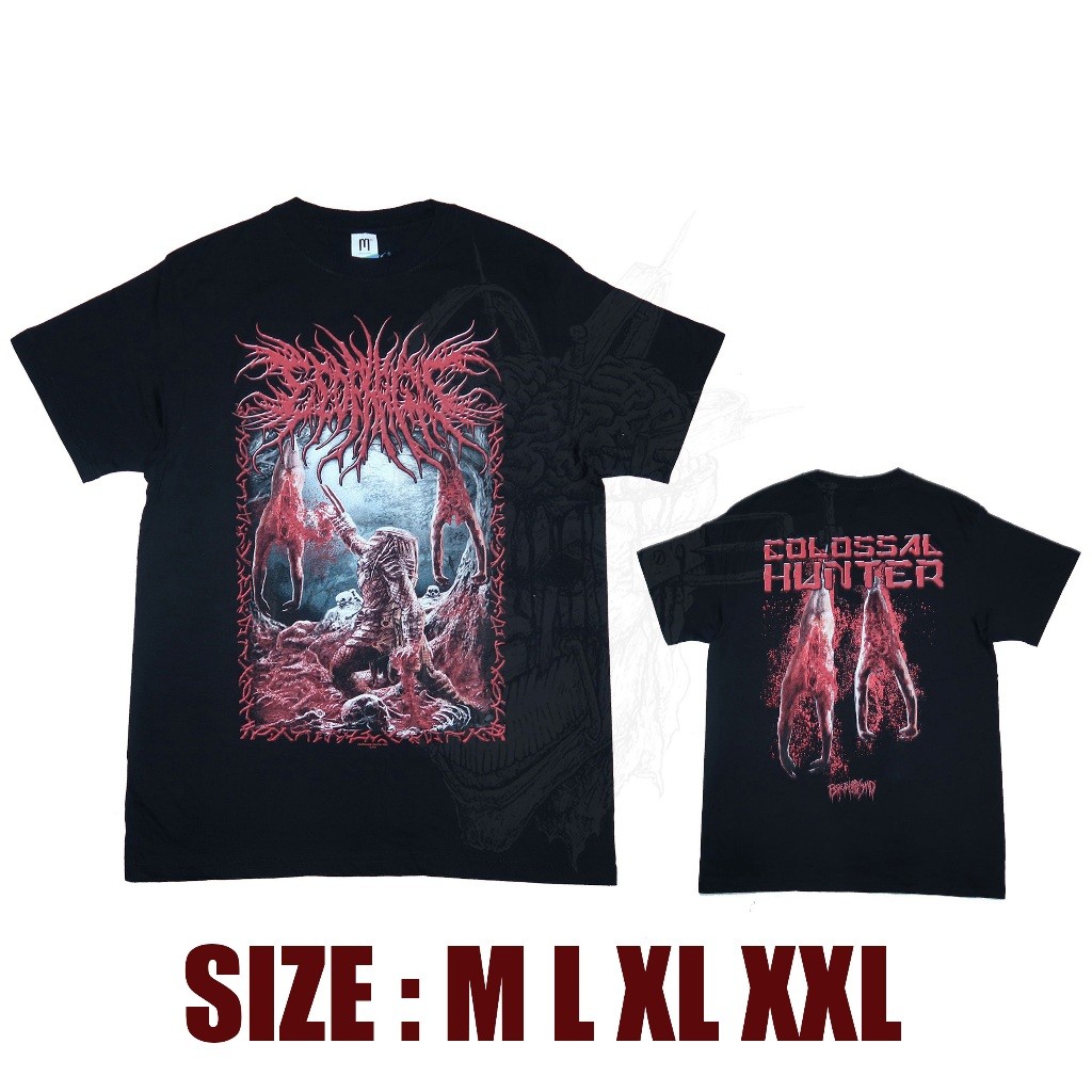 ORIGINAL & BERLISENSI - T-SHIRT - ESOPHAGUS - COLOSSAL HUNTER | SLAM/BRUTAL DEATH METAL | EXTREME MU
