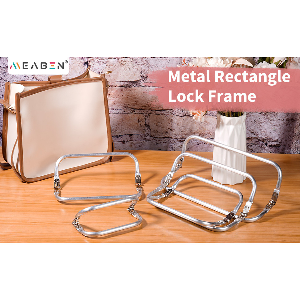 Rangka Tas Untuk Dompet, Tas Dokter, Rangka Tabung Aluminium Logam, Aksesoris Pegangan Tas DIY, Bagi