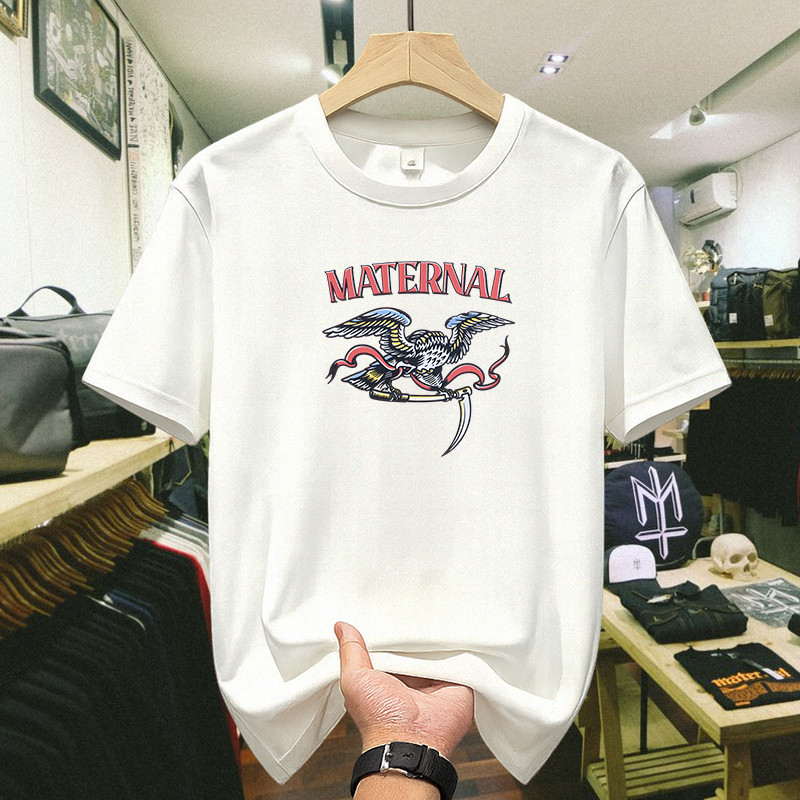 Kaos Maternal Disaster Original Pria Wanita – T Shirt Band Punk Unisex Katun Combed 30s Oversize Str