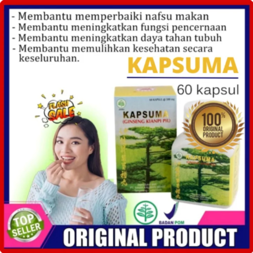 SUDAH BANYAK TESTIMONI & TERBUKTI AMPUH KIAN & PI HERBAL Kapsuma Kian Pi BPOM Isi 60 Kapsul - Obat C